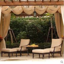 卡洛克斐梵阿帝比斯户外家具铸铝沙发组合铁艺户外躺椅庭院休闲椅